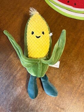 Target Plush Corn Character Toy - Yellow & Green